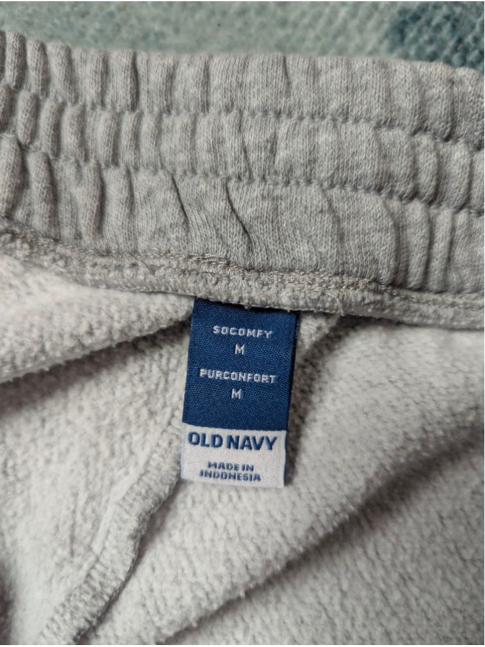 Old Navy High Waisted SoComfy Cargo Wide Leg Sweatpants - M - Heather Gray - Picture 7 of 13